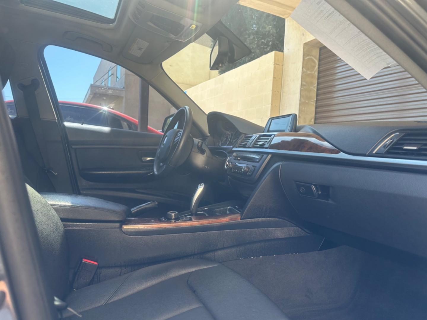 2014 Gray /Black BMW 3-Series leather (WBA3B1C52EK) with an 4 Cylinder engine, Automatic transmission, located at 30 S. Berkeley Avenue, Pasadena, CA, 91107, (626) 248-7567, 34.145447, -118.109398 - Photo#13